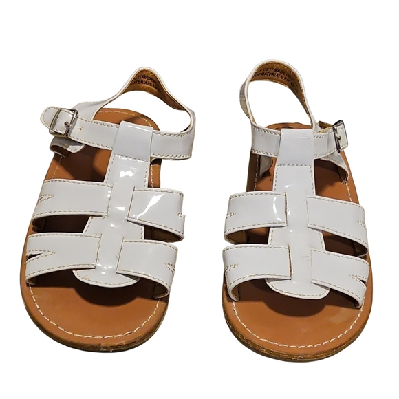 Cole Haan Kids White Leather Sandals - Picture 2 of 6